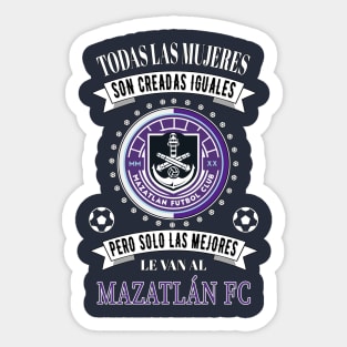 Club Mazatlán Las Mejores le van a Mazatlan para Mujeres Sticker